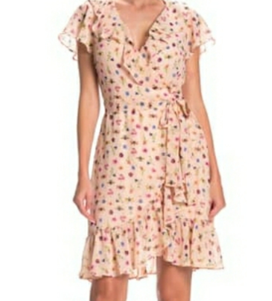 Betsey Johnson NWT sz 4 bug garden wrap dress